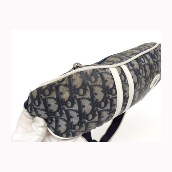 Christian Dior Navy Blue Monogram Trotter No. 2 Bumbag Waist Pouch Fanny Pack - Picture 1 of 12